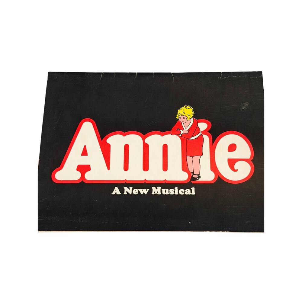 ANNIE A New Musical Vintage Program 1977 Thomas Meehan Charles Strouse